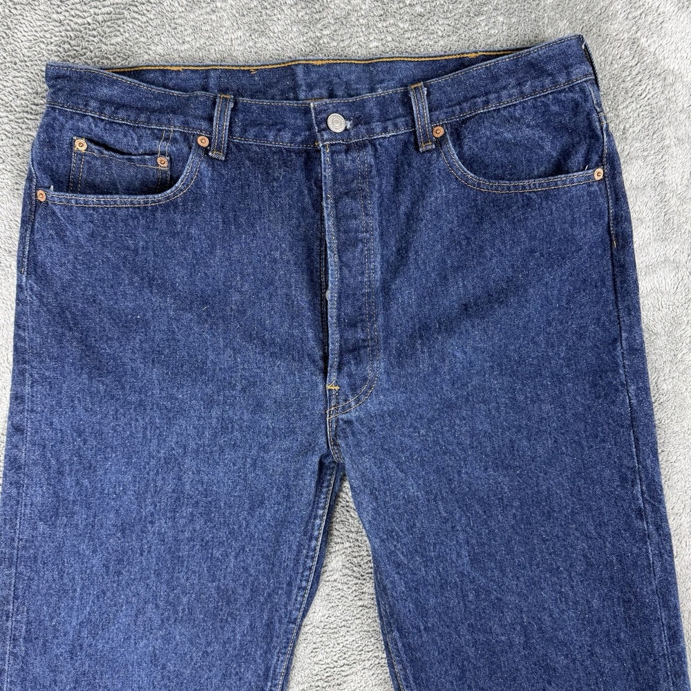 VTG Levis 501XX Jeans Men 40x38 (36x34) Denim Button Fly Made in USA 90's Clean